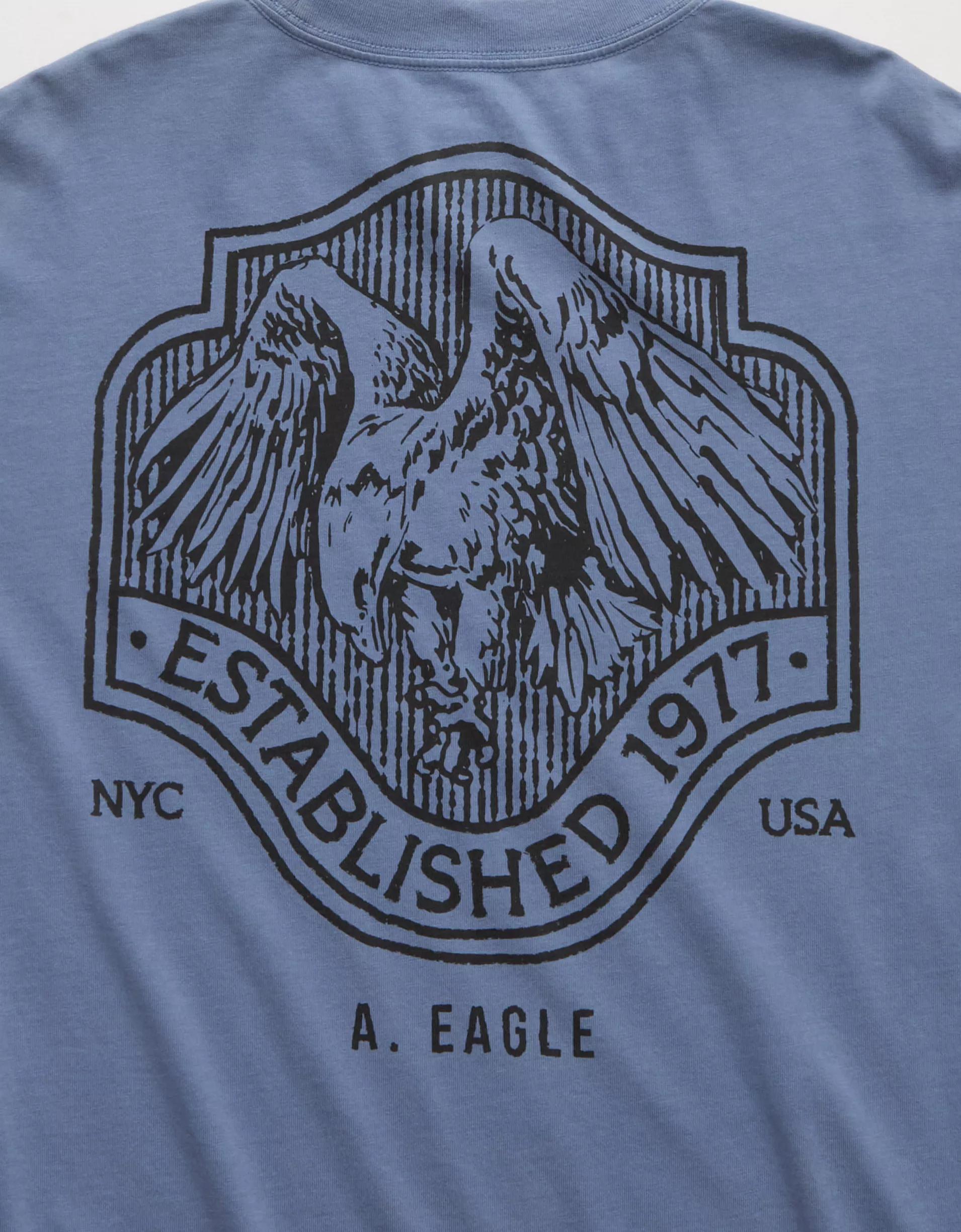 AE Boxy Long Sleeve Graphic T-Shirt Product Image