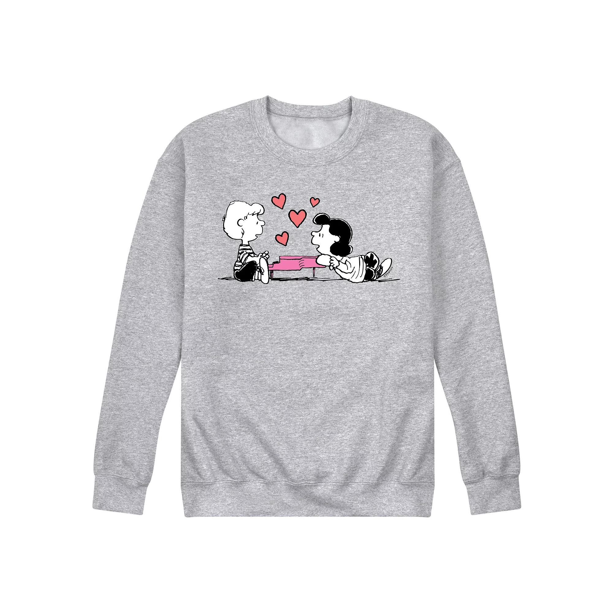 Men's Peanuts Lucy Hearts Sweatshirt,  Product Image