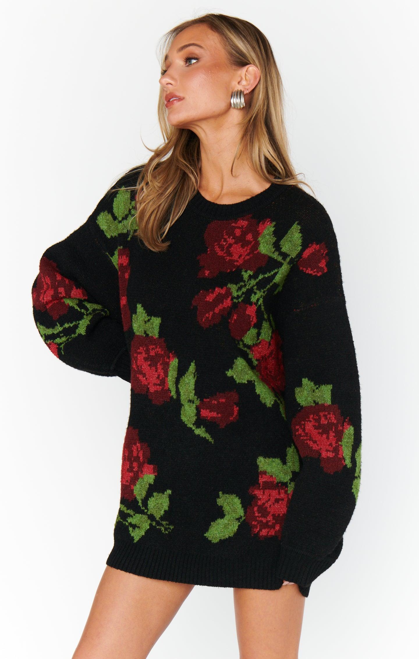Summit Sweater ~ Send Me Roses Knit Product Image