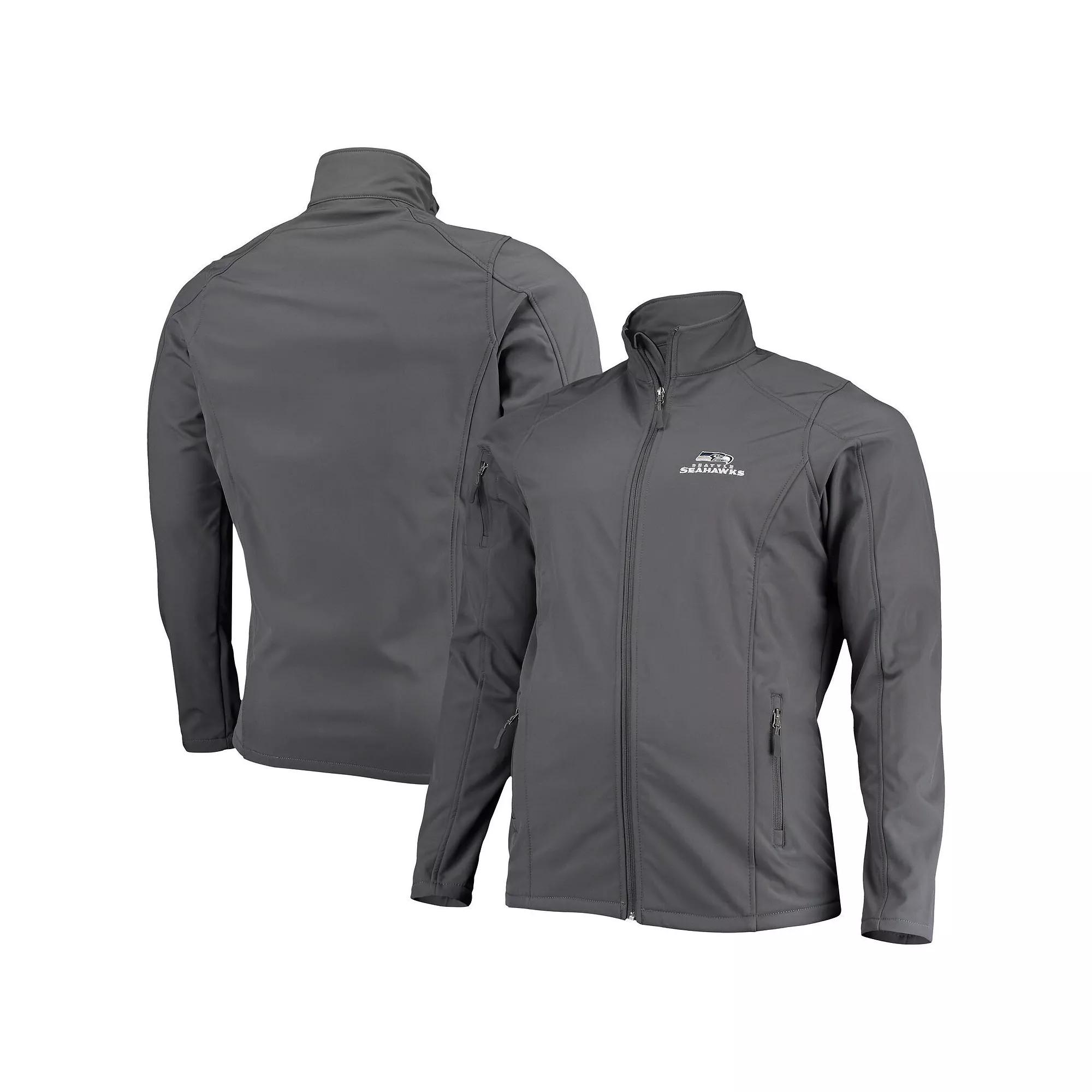 Men's Dunbrooke Gray Seattle Seahawks Big & Tall Sonoma Softshell Full-Zip Jacket,  Product Image
