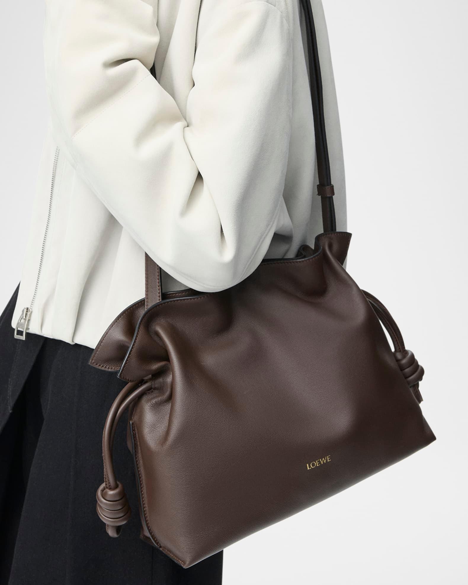 Flamenco Medium Clutch Bag in Nappa Leather Product Image