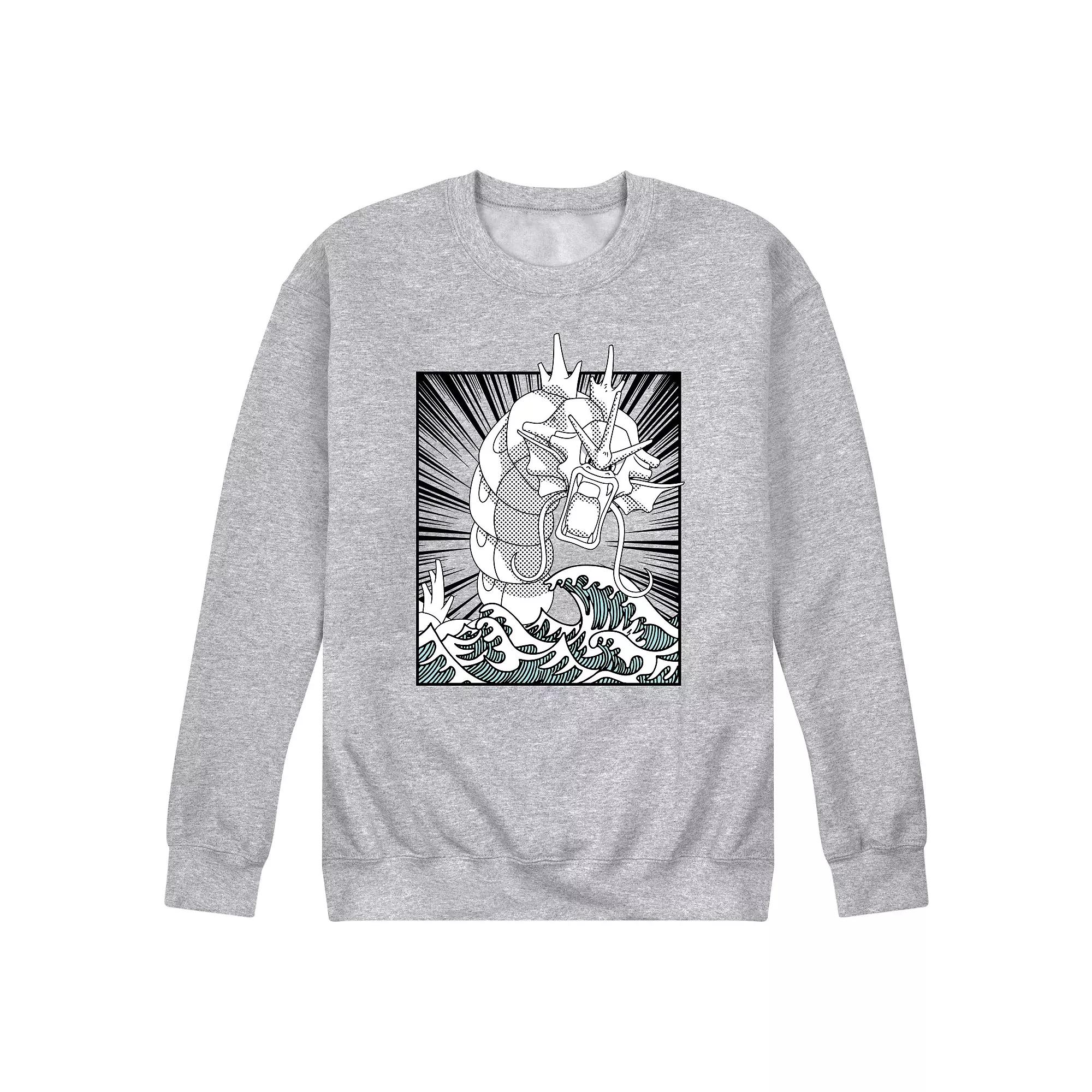 Men's Pokemon Gyarados Anime Sweatshirt,  Product Image