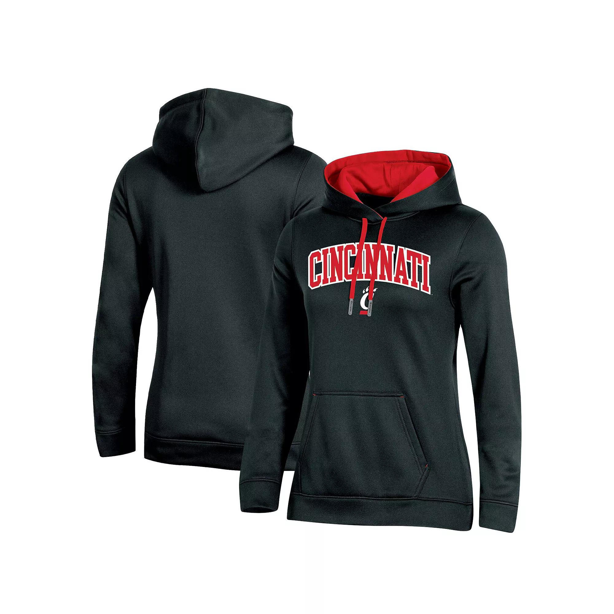 Women's Champion Black Cincinnati Bearcats Arch Logo 2.0 Pullover Hoodie,  Product Image