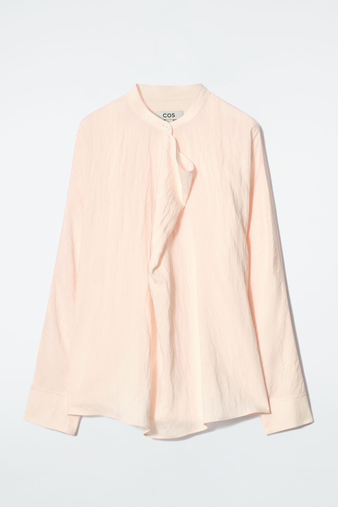 DRAPED-PANEL BLOUSE Product Image