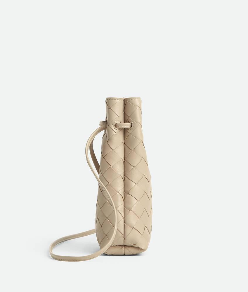 Women's Intrecciato Pouch in Ecru Product Image
