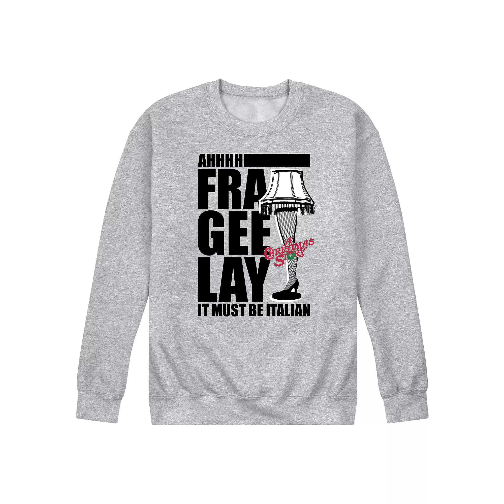 Men's A Christmas Story Lamp Fleece Sweatshirt,  Product Image