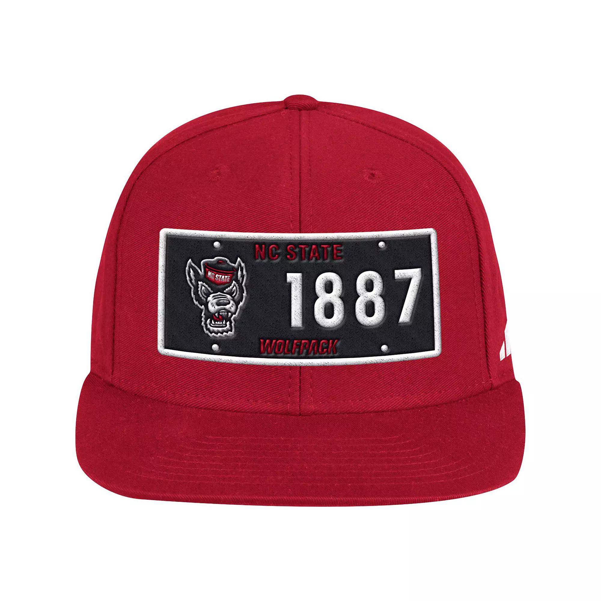 Men's adidas Red NC State Wolfpack Established Snapback Hat, Nst Red Product Image