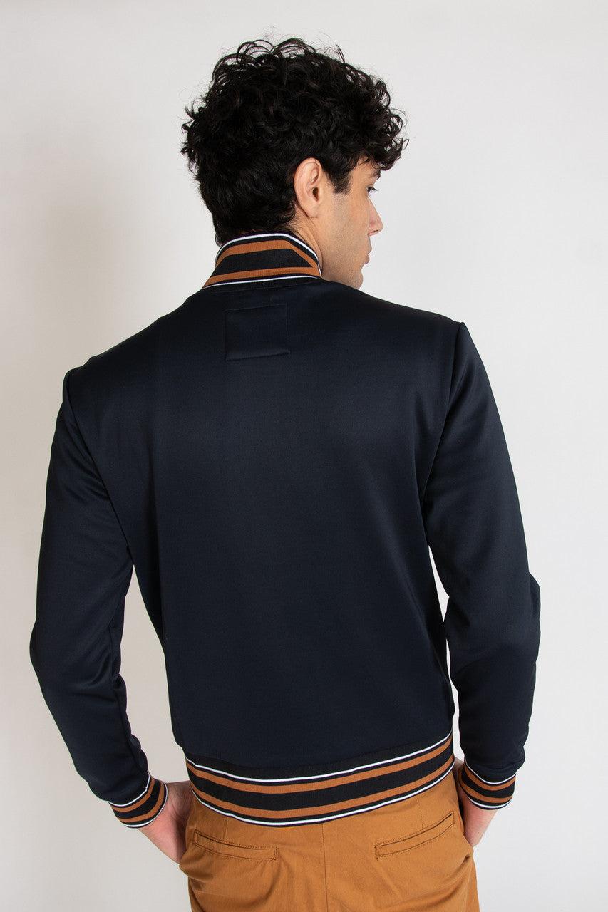 Navy Track Jacket Product Image