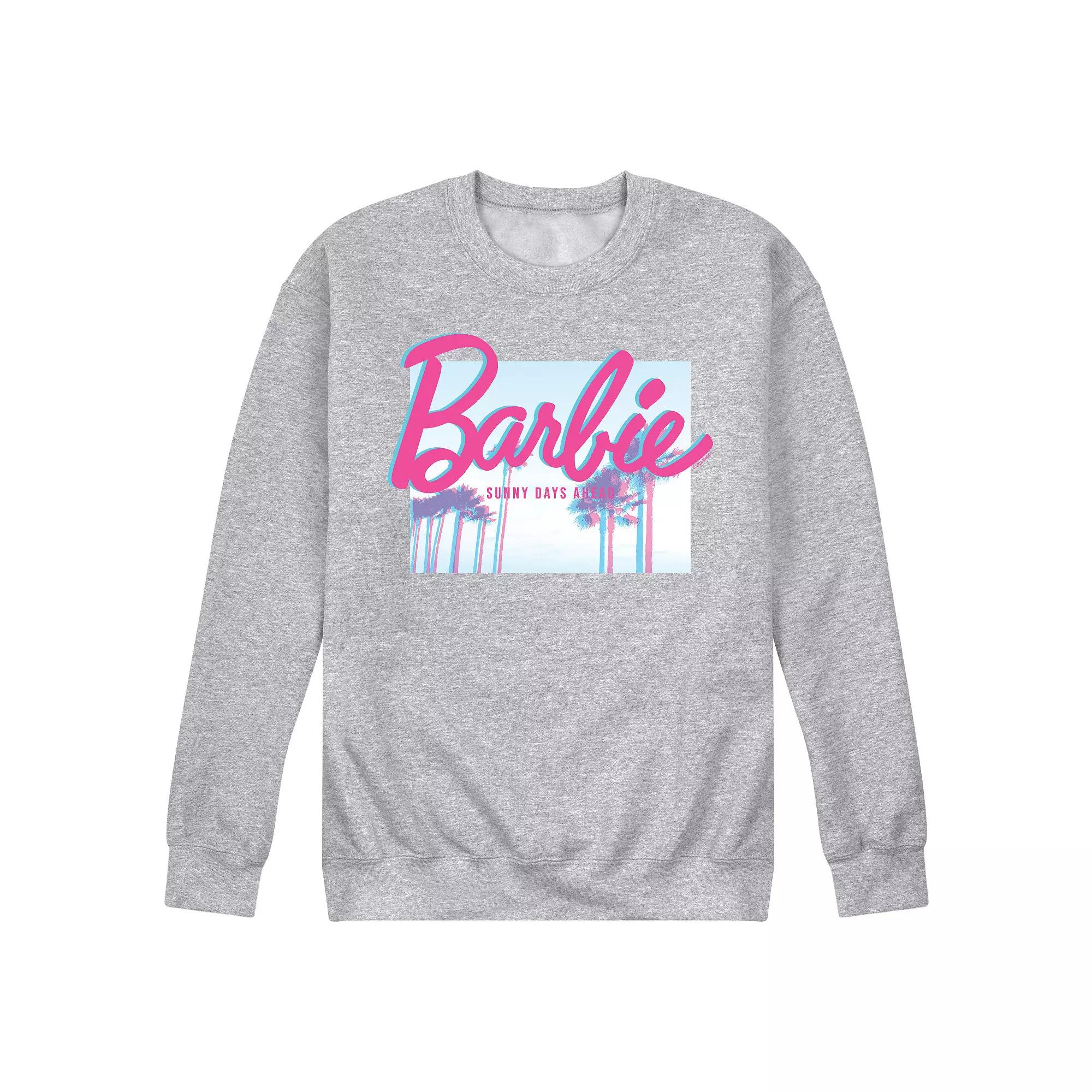 Men's Barbie Dream Summer Sunny Days Fleece Sweatshirt,  Product Image