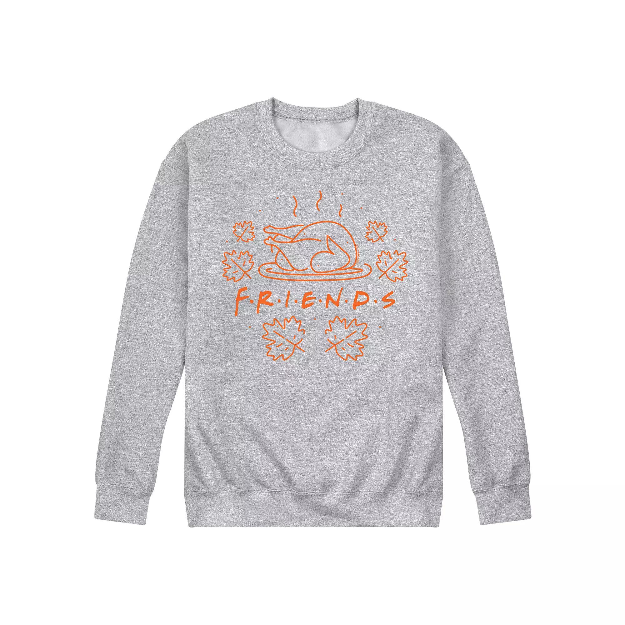 Men's Friends Logo With Turkey Fleece Sweatshirt,  Product Image