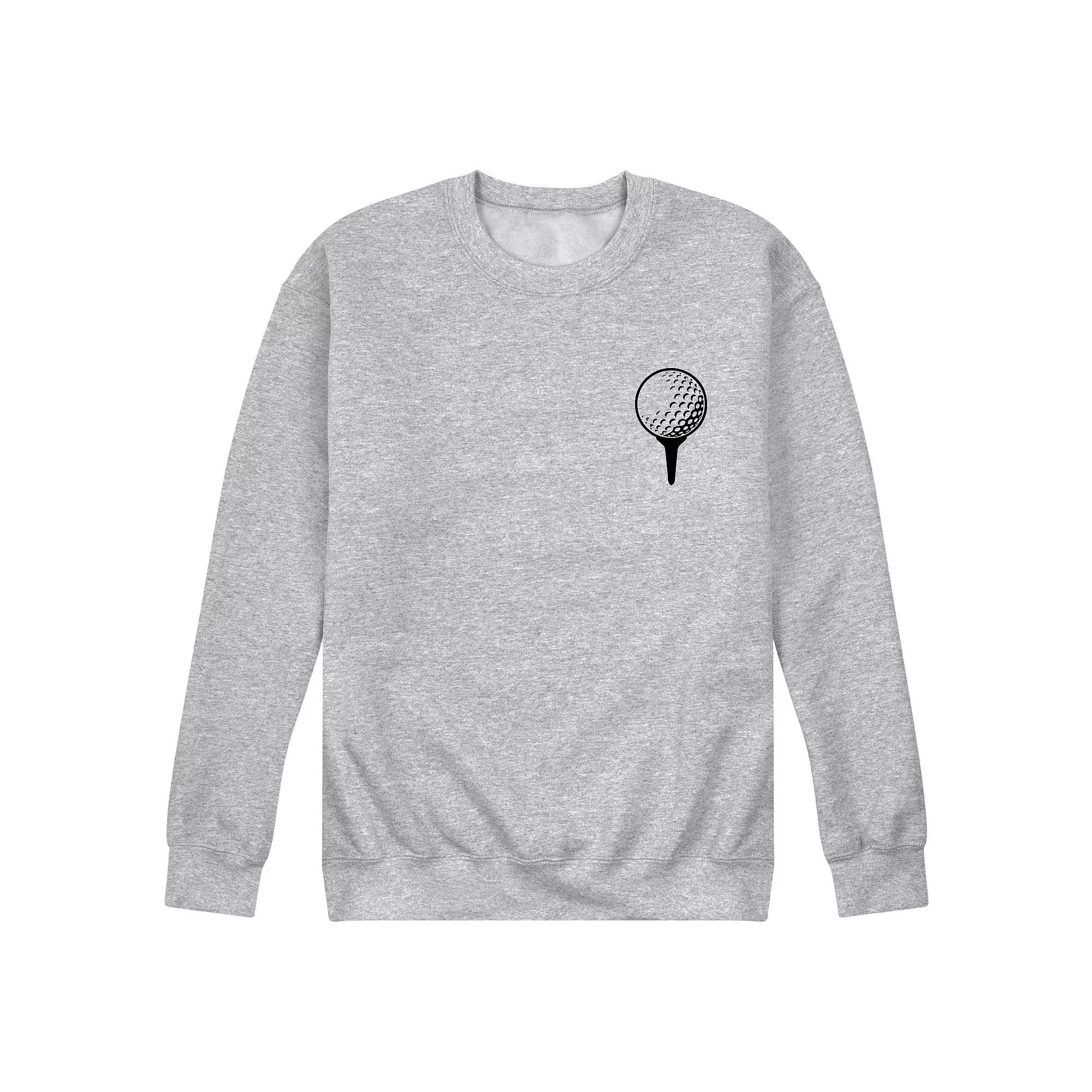 Men's Golf Ball Tee on Tee Fleece Sweatshirt,  Product Image