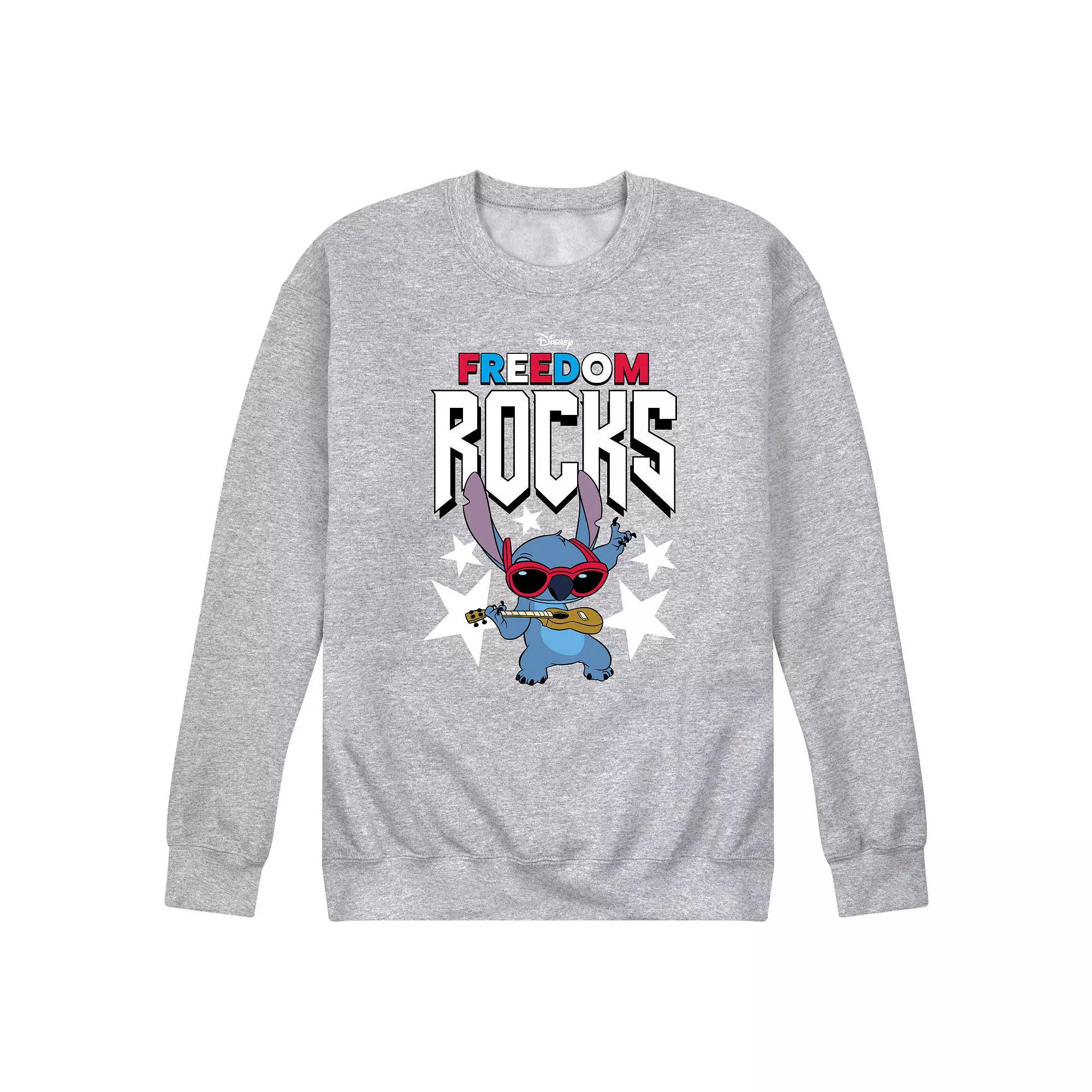 Disney's Lilo & Stitch Men's Freedom Rocks Sweatshirt,  Product Image