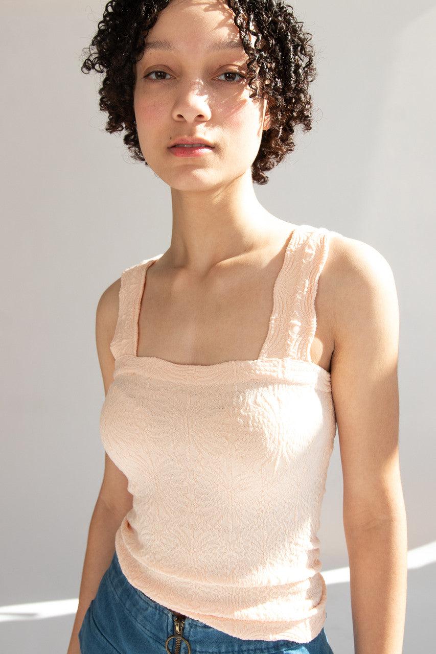 Floral Jacquard Tank Top Product Image