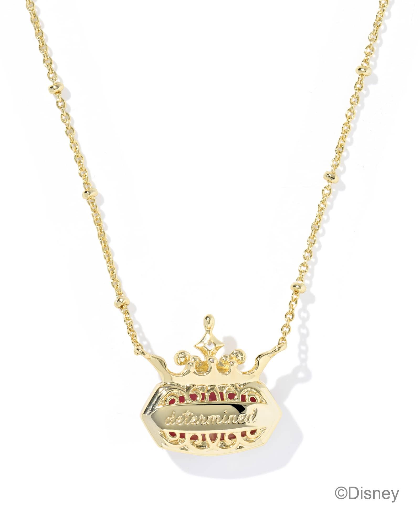 Disney | Kendra Scott Elisa Princess Gold Short Pendant Necklace Product Image