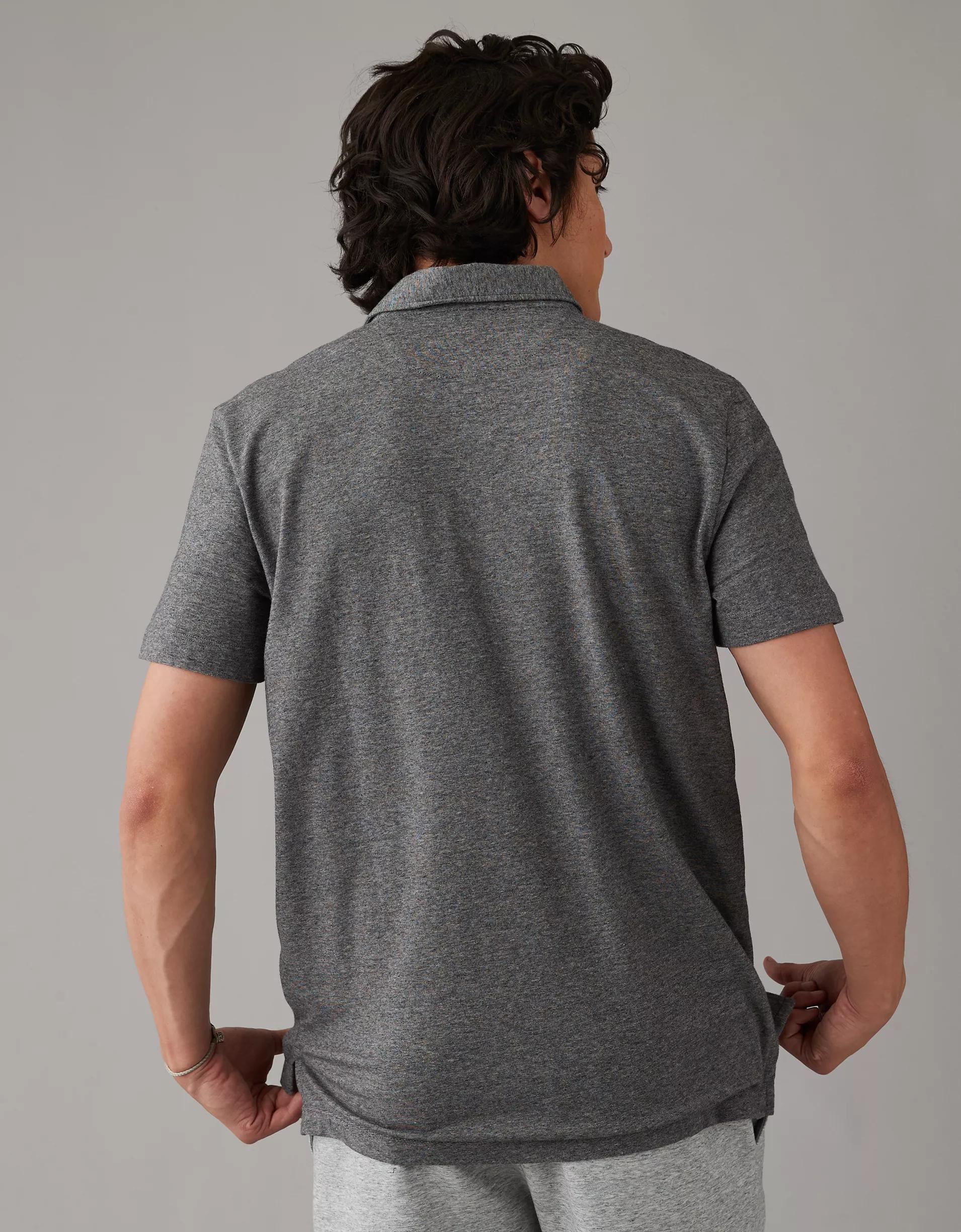 AE Lived-In Jersey Polo Shirt Product Image