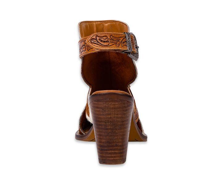 Cora Jo Carmel Strapy Heels Product Image