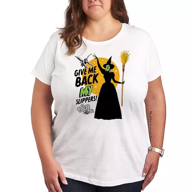 Plus The Wizard Of Oz Slippers Graphic Tee, Women's,  Product Image