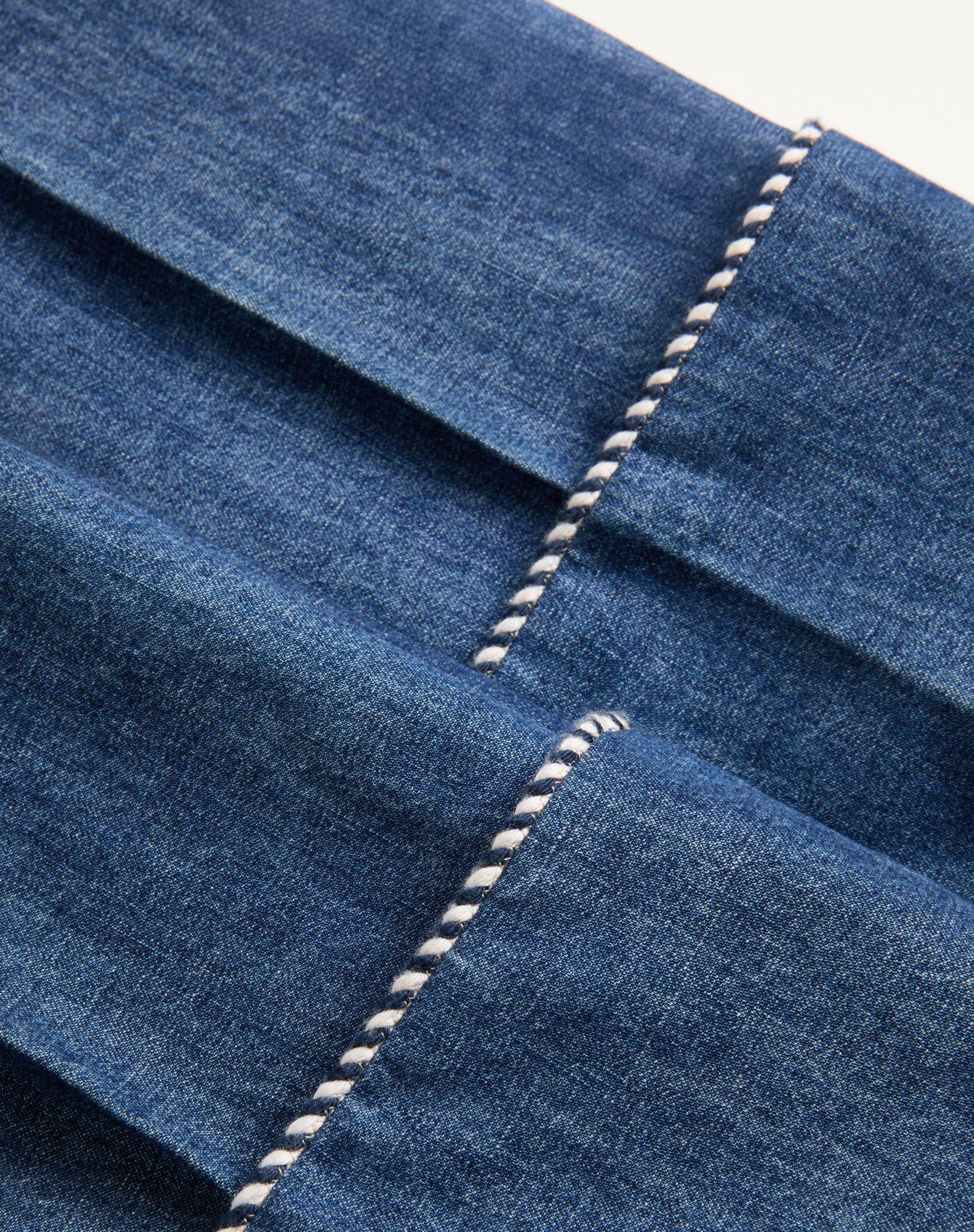 Denim Chambray Pants Product Image