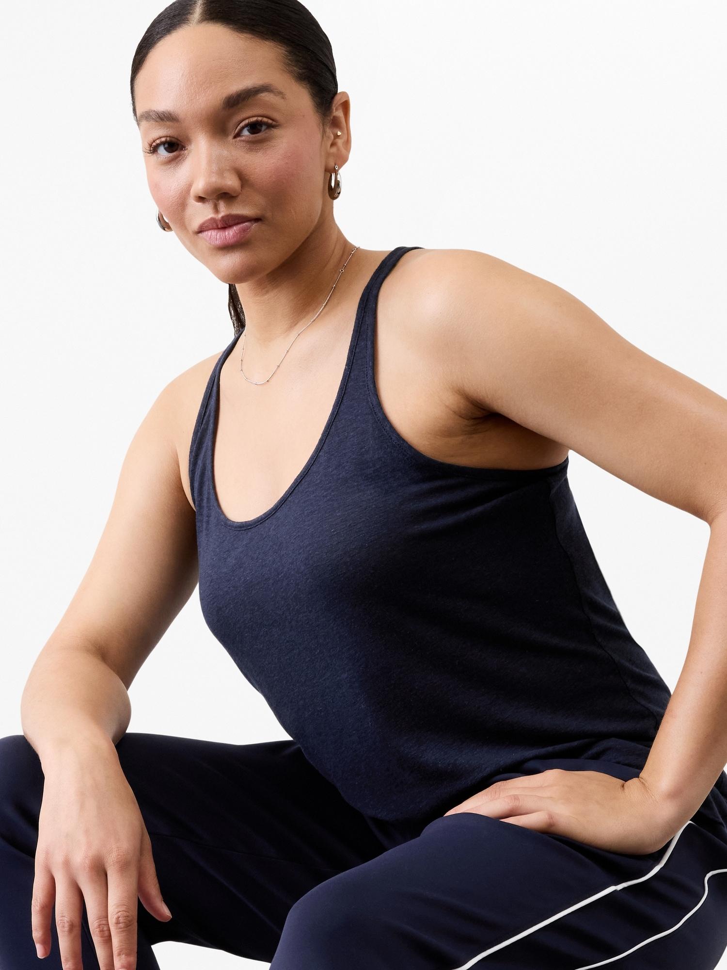 Getaway Linen Blend Tank Product Image