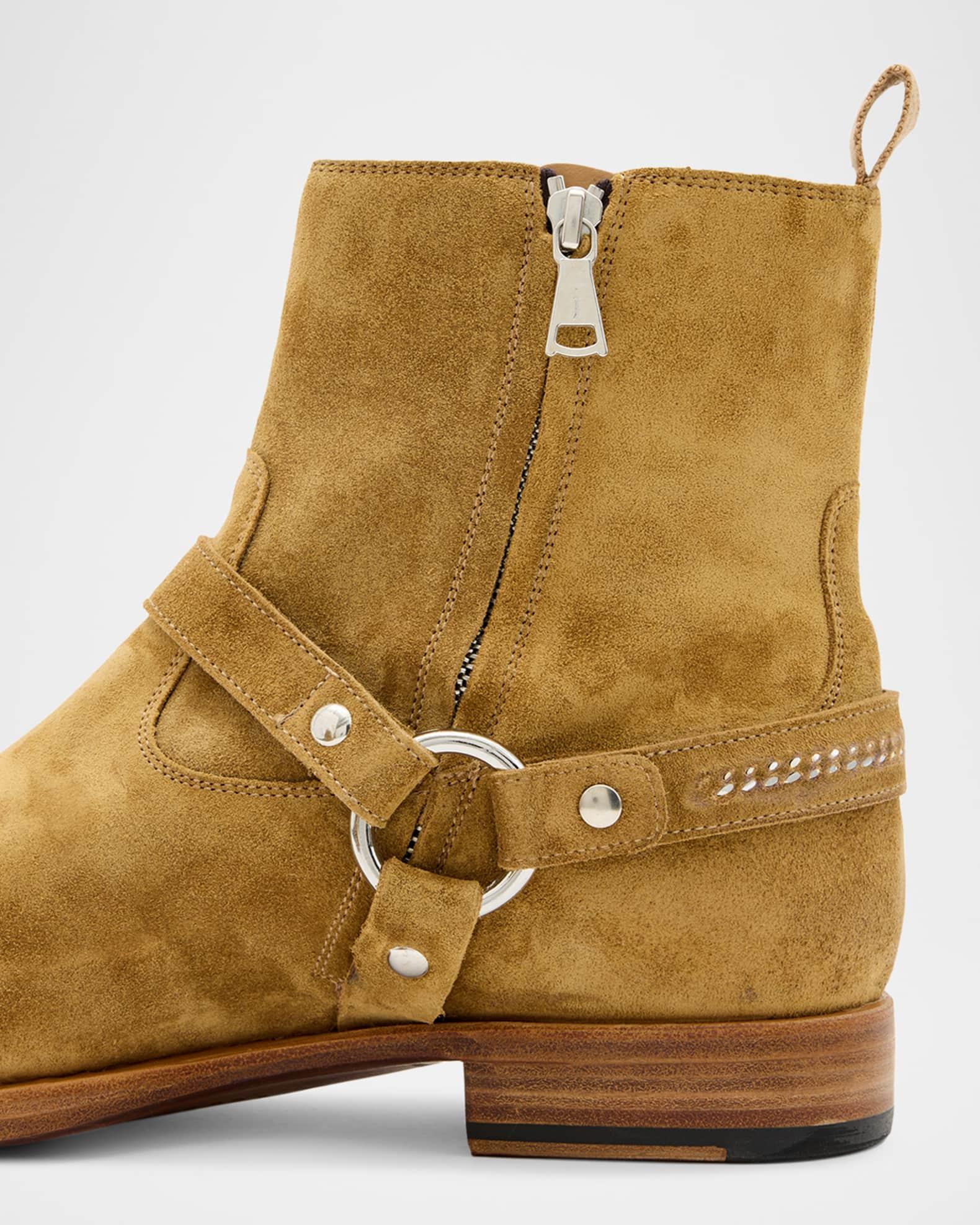 Men's Regent Harness Suede Ankle Boots Product Image