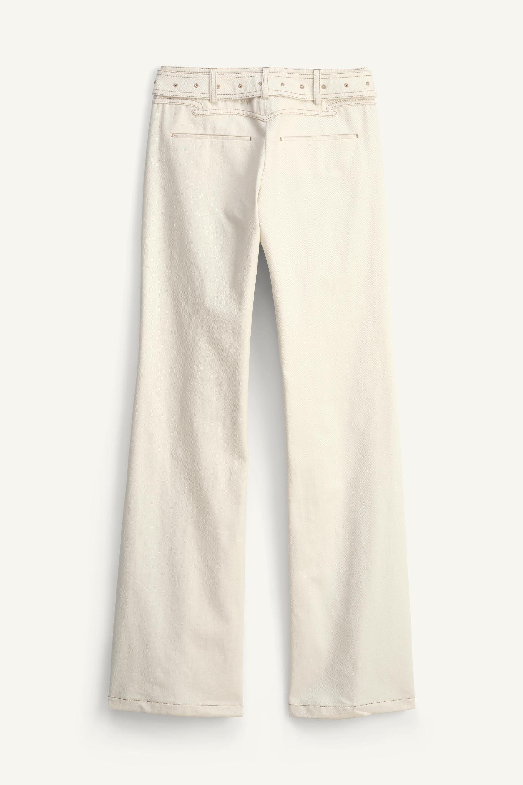 LIMITED EDITION TOPSTITCHED FLARE PANTS Product Image