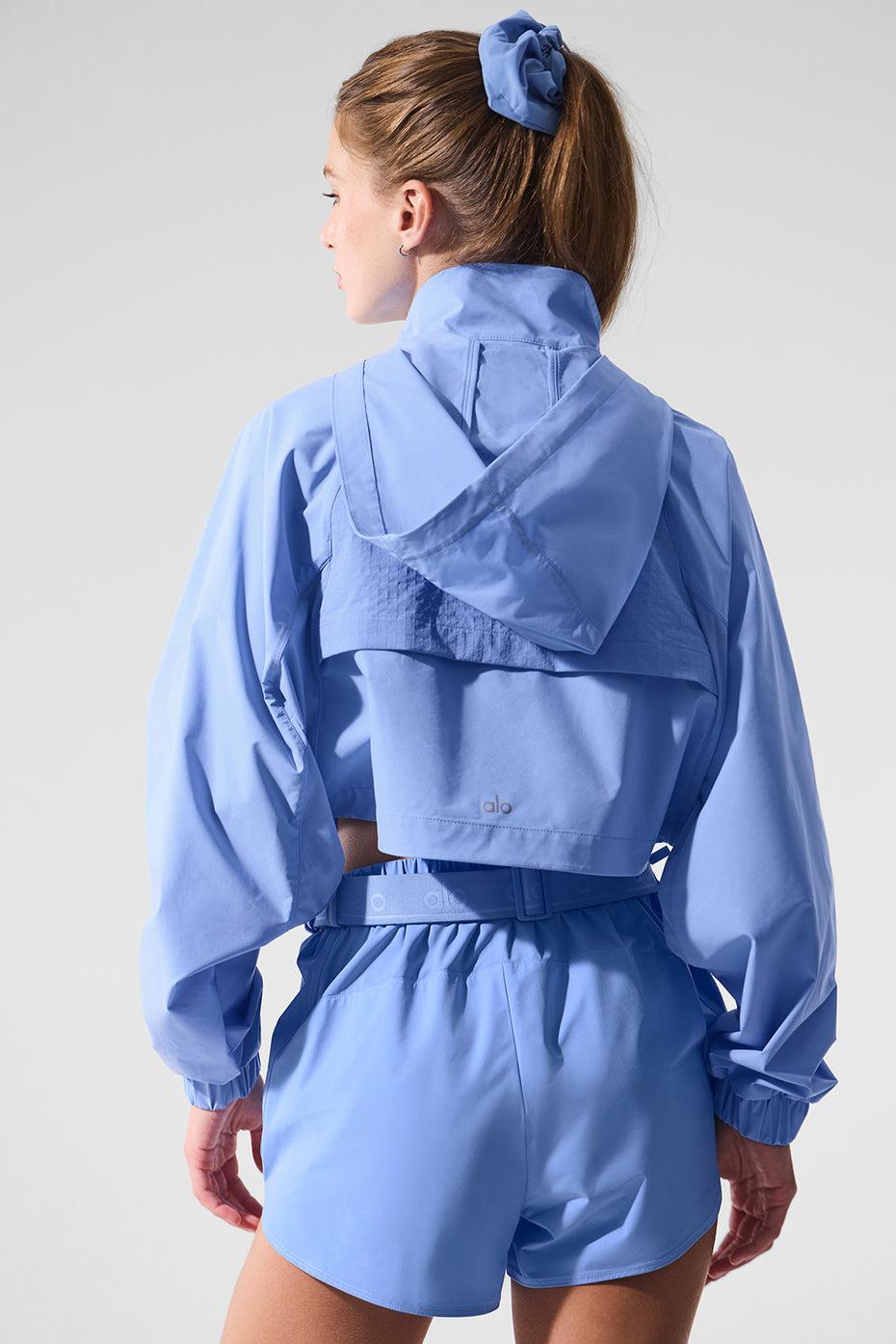 Cropped Playmaker Jacket - Crystal Clear Blue Female Product Image