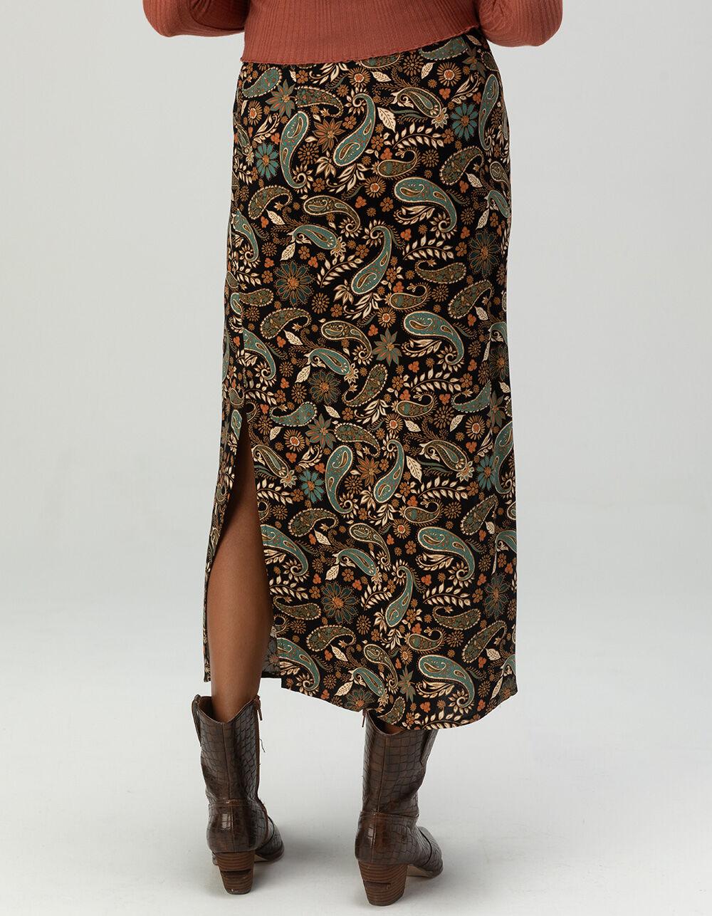 O'NEILL Sunni Rosa Womens Midi Skirt - BLACK COMBO Product Image