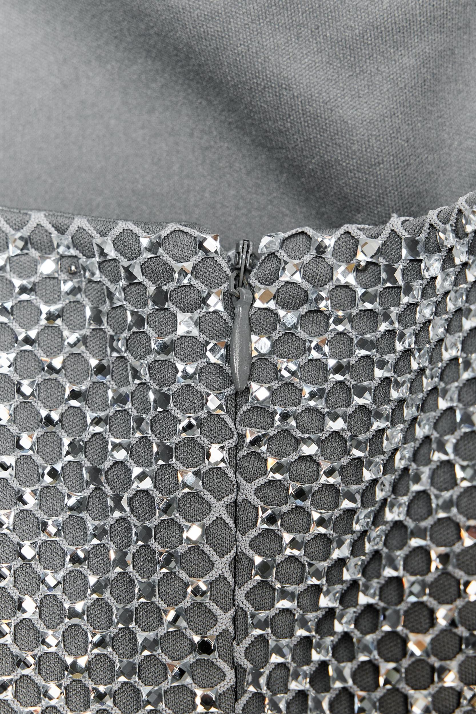 RHINESTONE SHORT DRESS Product Image