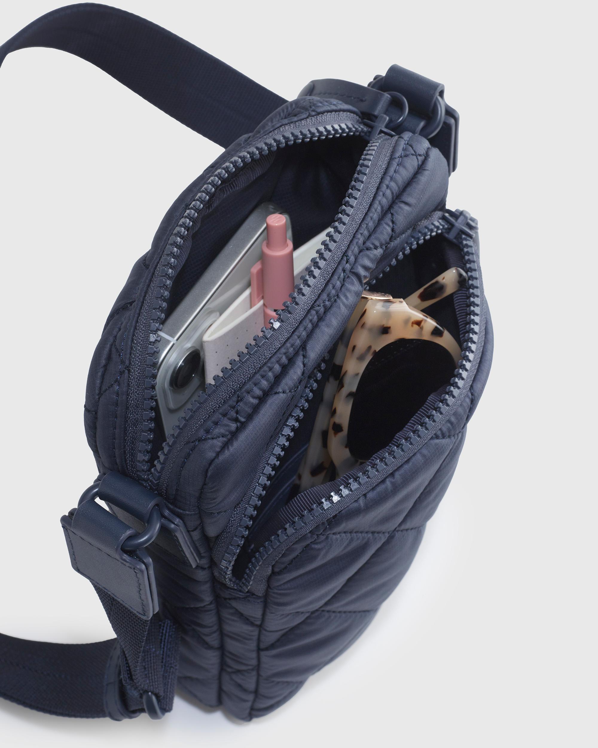 Quince | Women's Transit Quilted Phone Crossbody Nylon Product Image