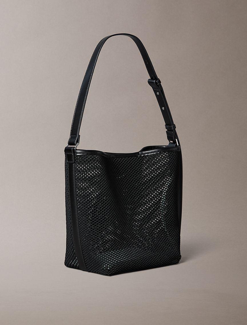 Emblem Mesh Bucket Bag Product Image