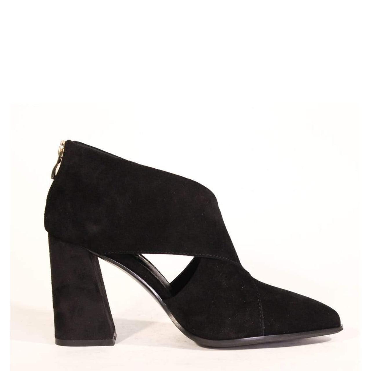 Christina Crossover Suede Booties Product Image
