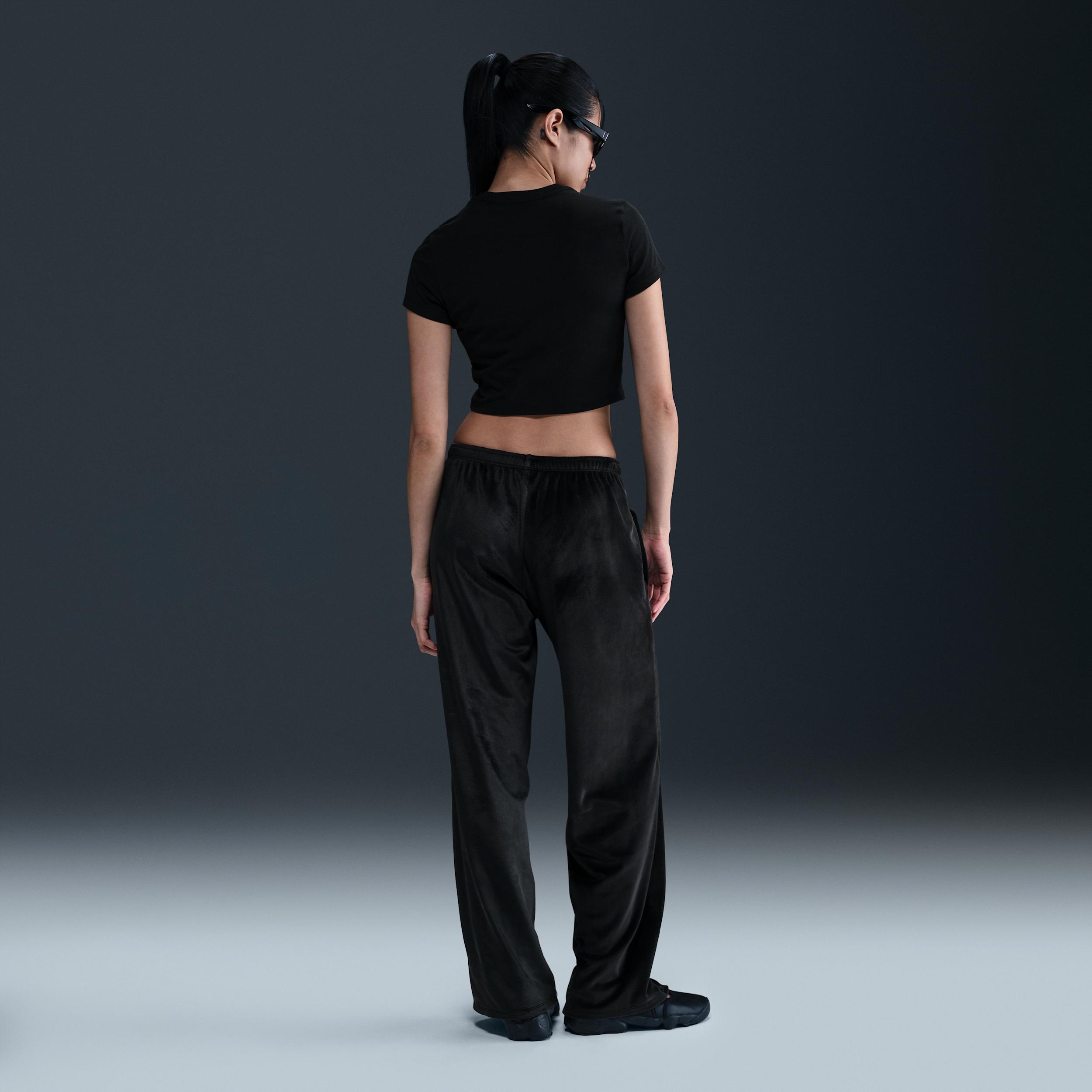 Womens Nike Sportswear Chill Knit Cropped T-Shirt | HF9538-423 Product Image