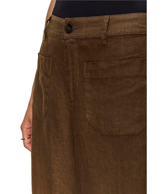 Sanctuary The Linen Marine Wide Leg Pants Product Image