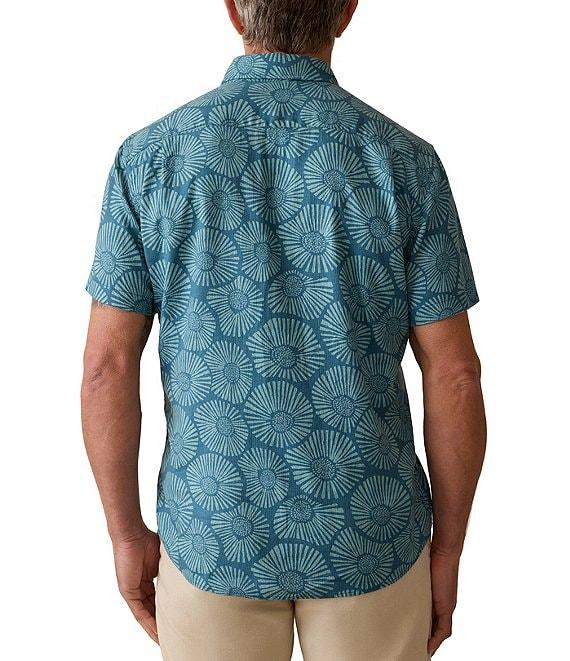 Faherty Breeze Floral Print Short Sleeve Woven Shirt Product Image