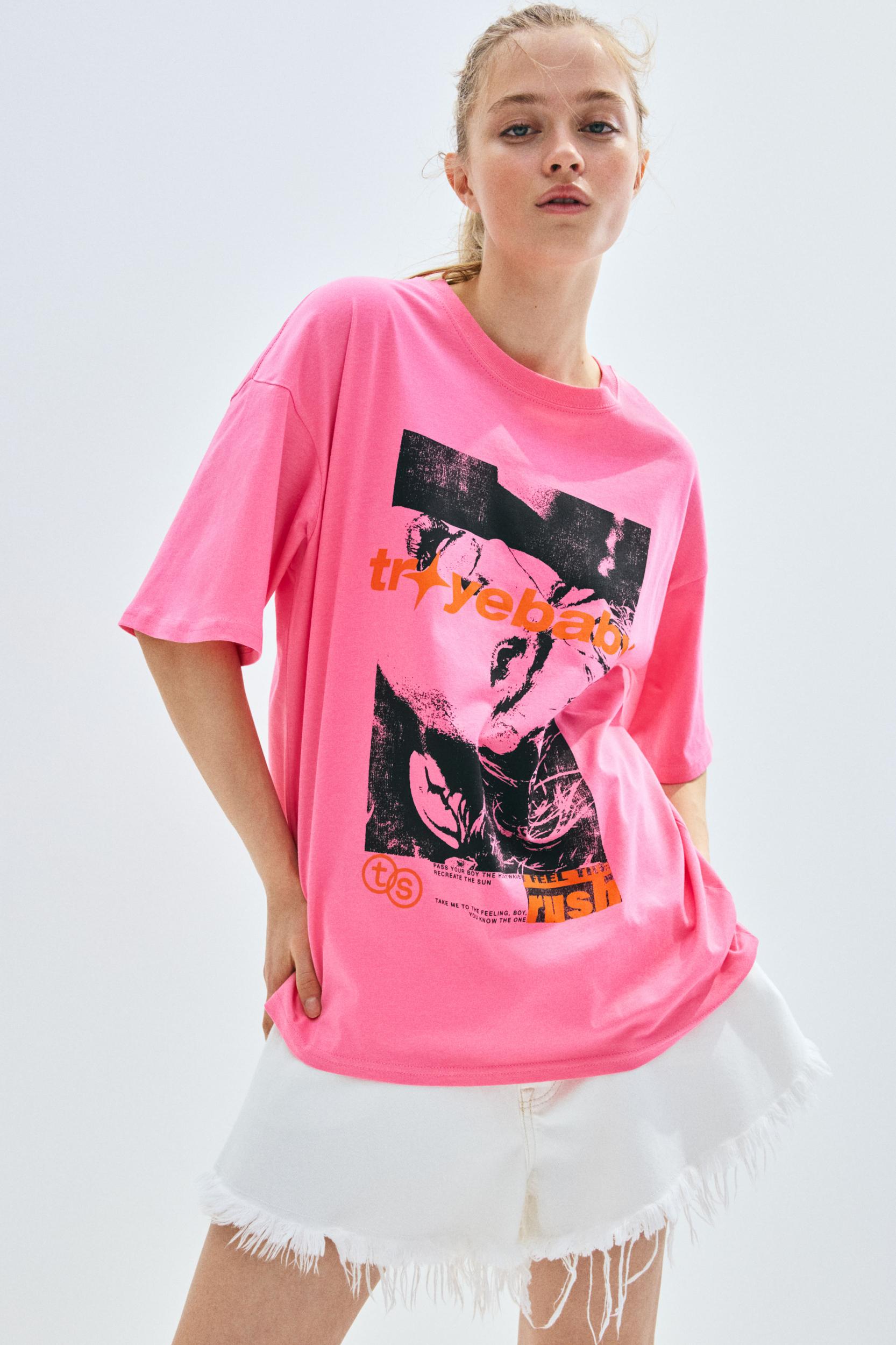 Oversized Printed T-Shirt Product Image