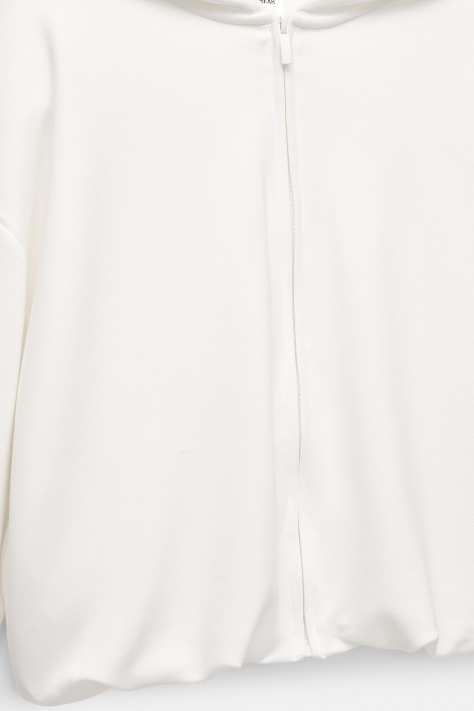 Soft touch zip-up hoodie Product Image