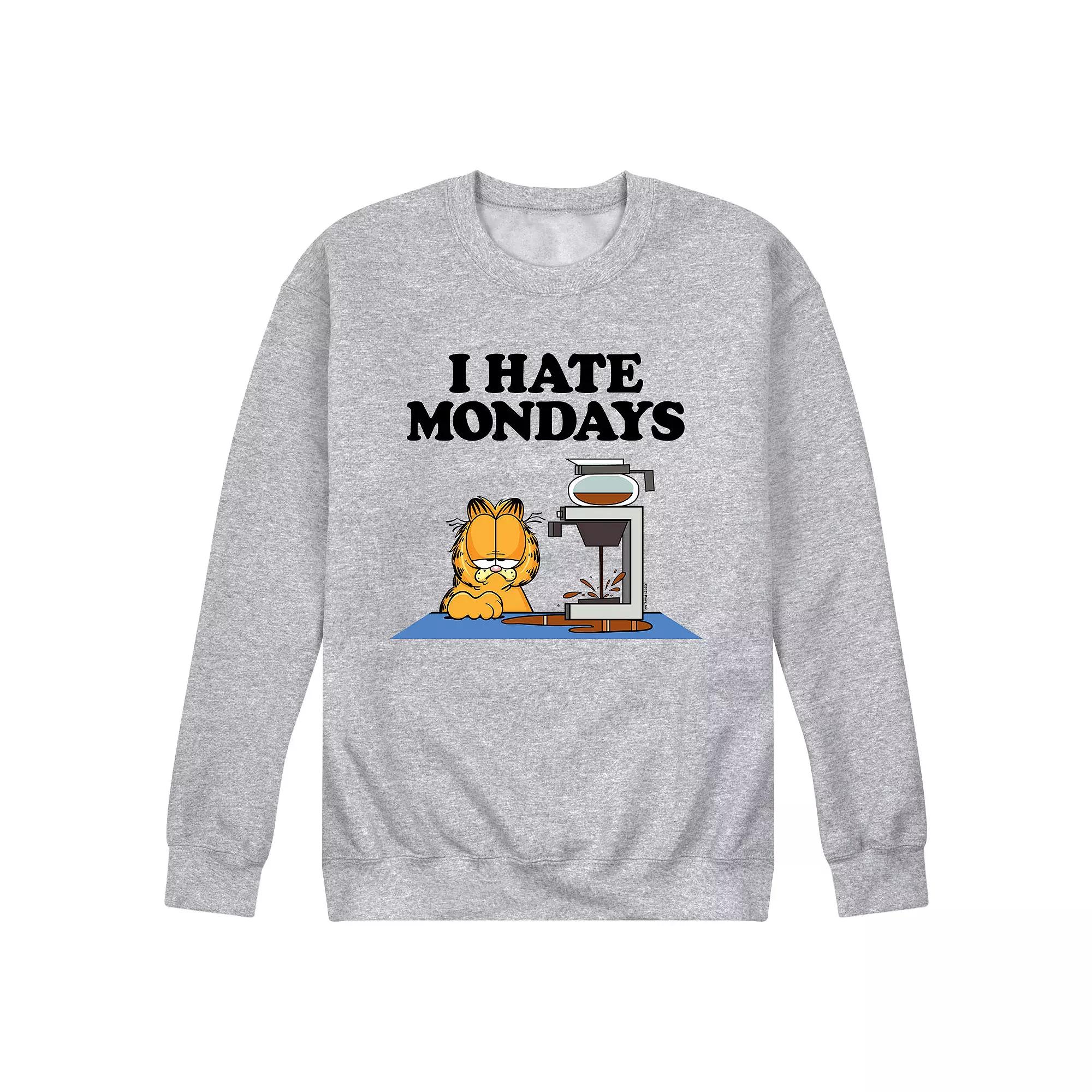 Men's Garfield I Hate Mondays Sweatshirt,  Product Image