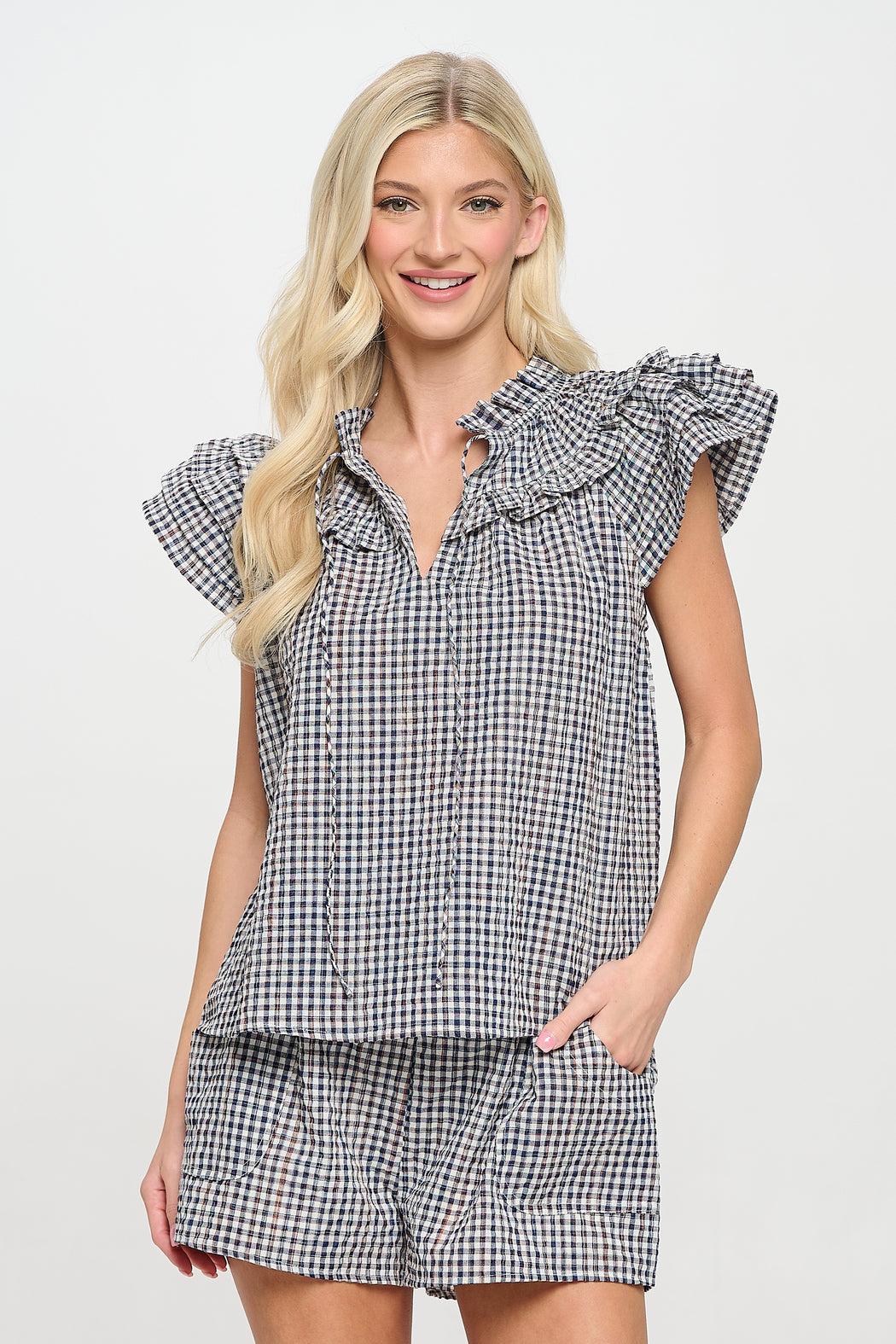 Sienna Plaid Top Product Image