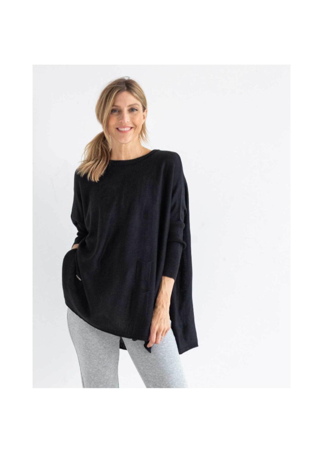 CATALINA CREWNECK MINI POCKET TRAVEL SWEATER Product Image