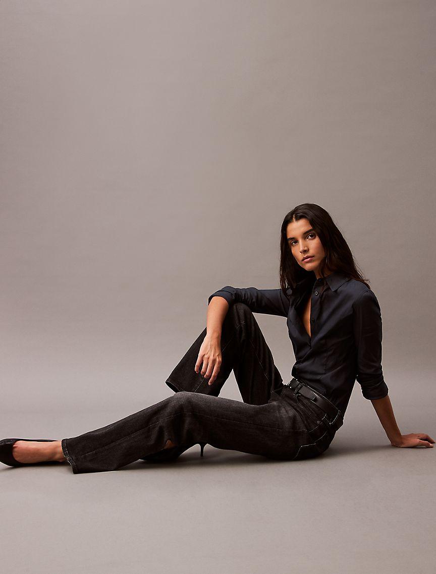 Relaxed Cotton Cashmere Jeans Product Image