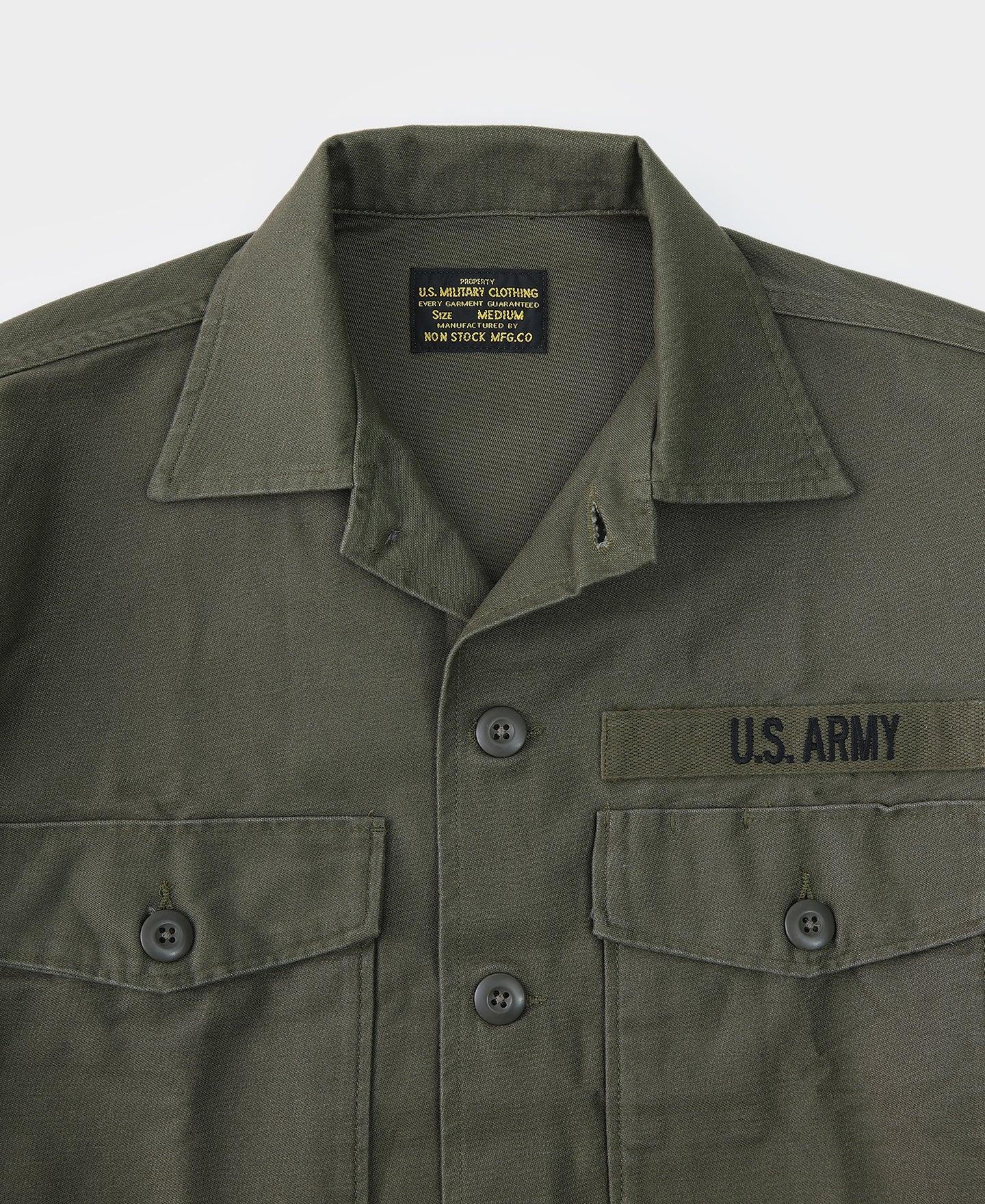 Vietnam War US Army OG-107 Fatigue Utility Shirt - Plain Product Image