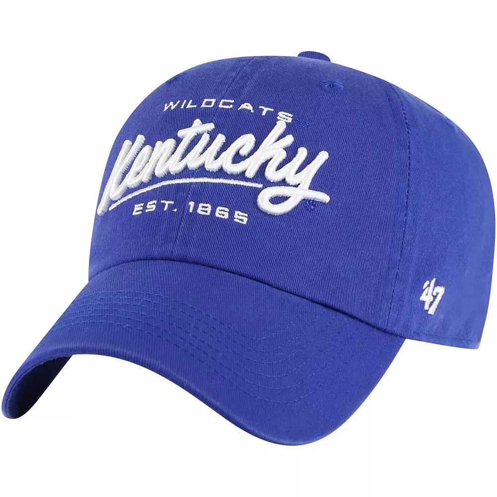 Women's '47 Royal Kentucky Wildcats Sidney Clean Up Adjustable Hat, Blue Product Image
