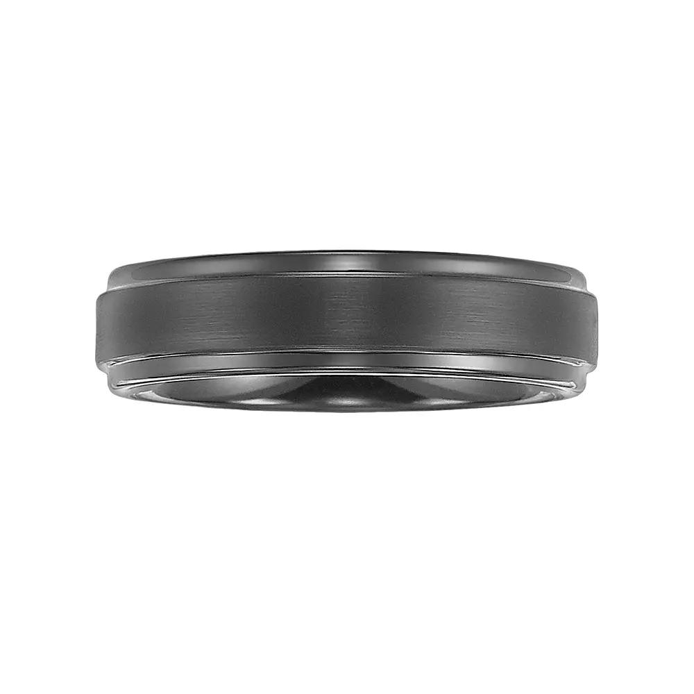 AXL Tungsten Carbide Black Ion Men's Wedding Band, Size: 9 Product Image