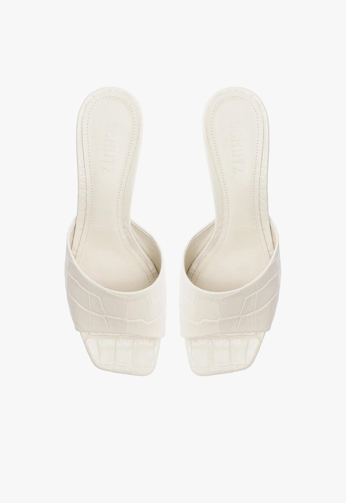 Dethalia Croco Leather Sandal Product Image