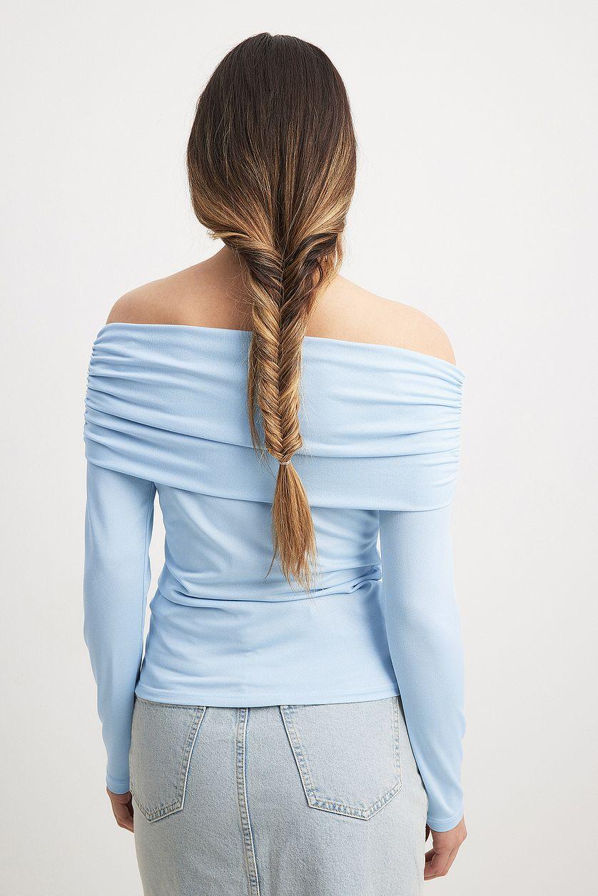 Off Shoulder Jersey Top Product Image