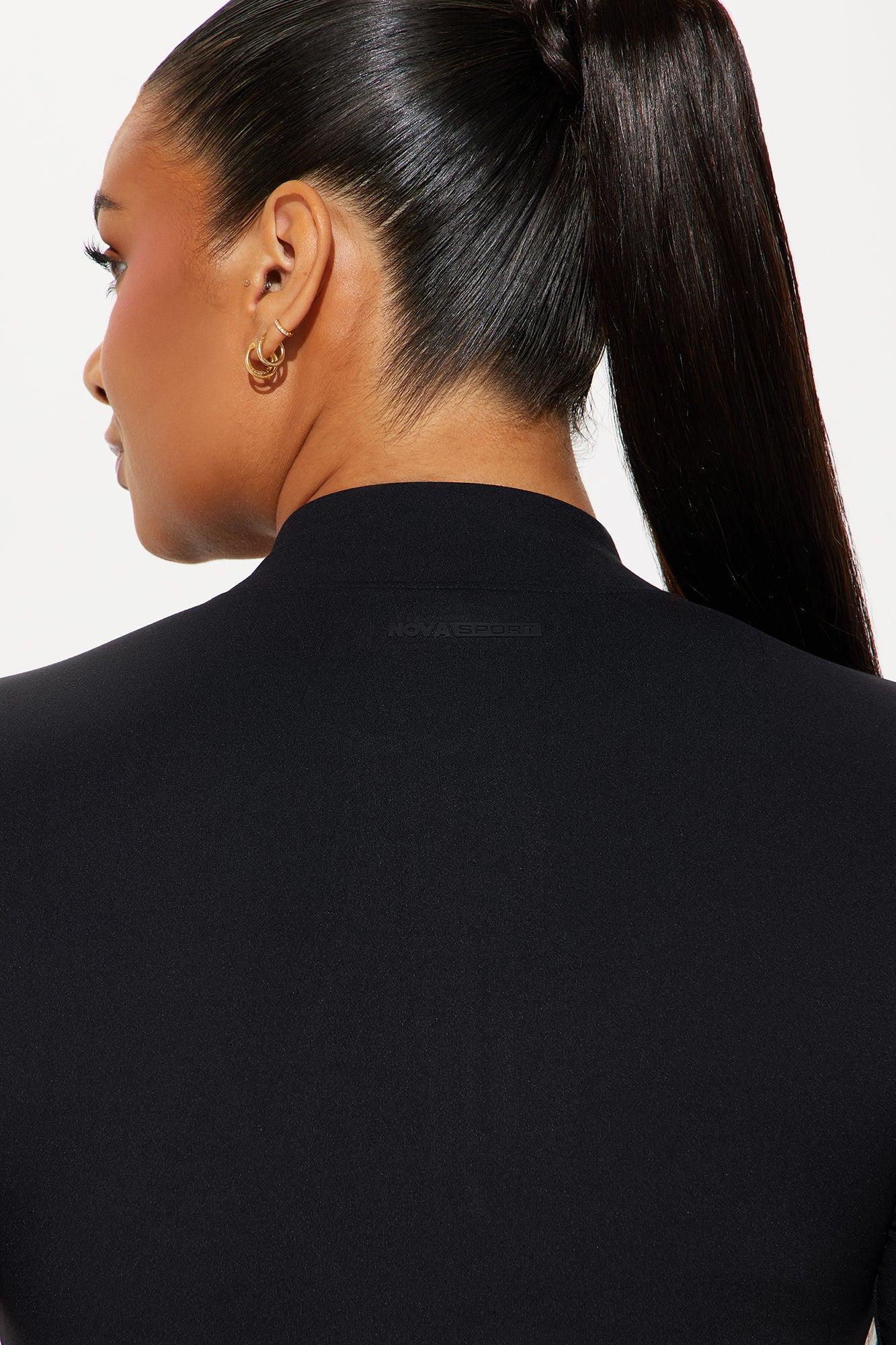 Jolie Super Soft Active Top - Black Product Image