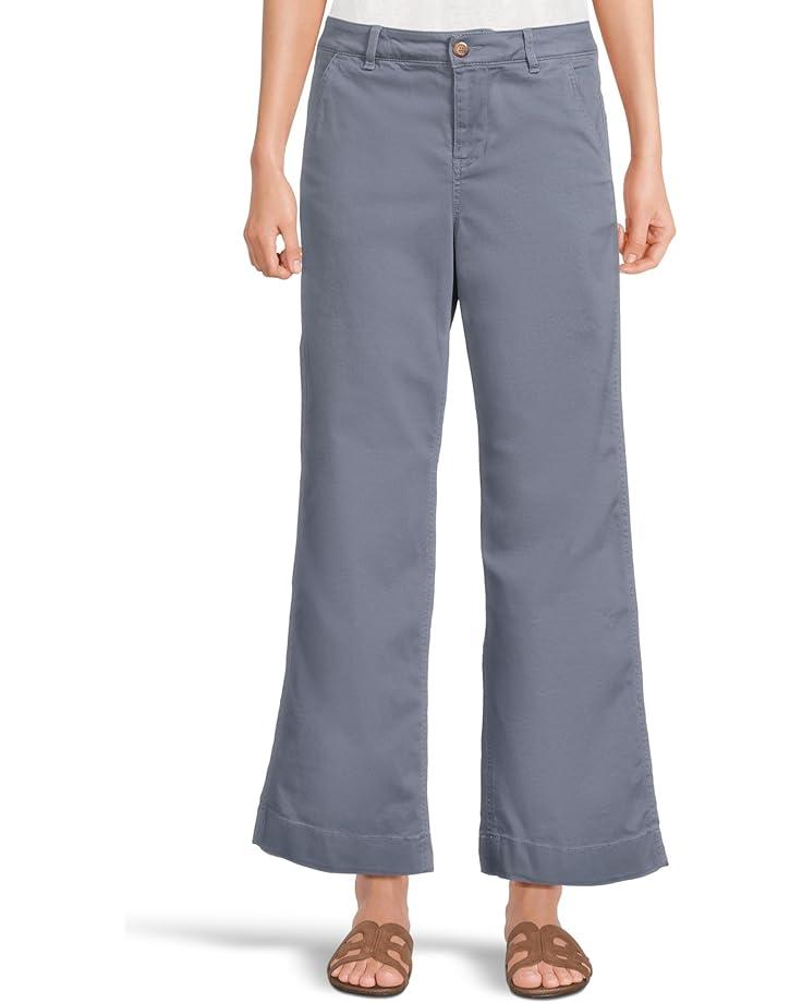 Lakewashed Pull-On Wide Leg Pants Product Image