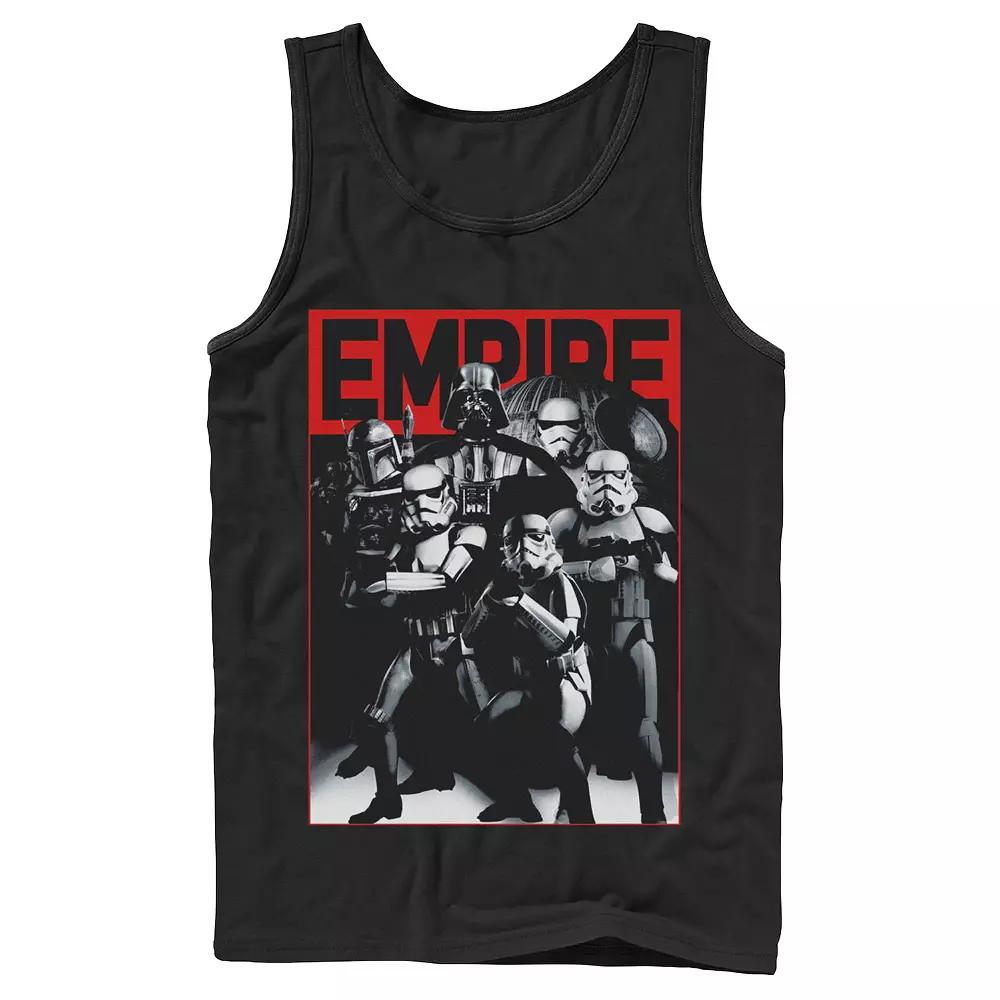 Men's Star Wars Empire Crew Poster Tank Top, Size: Large, Black Product Image