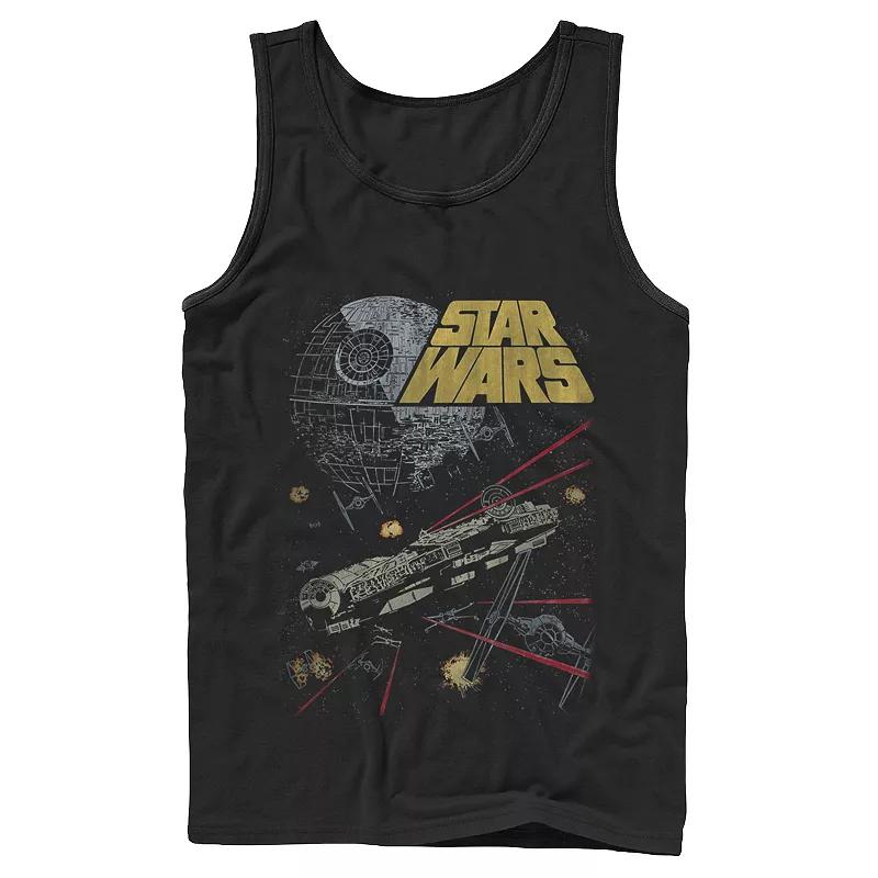 Men's Star Wars Darth Vader Luke Skywalker Can I Give You A Hand Tank Top,  Product Image