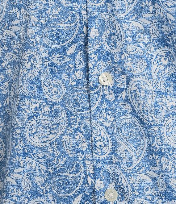 Hart Schaffner Marx The Mr. Classic Collection Long Sleeve Paisley Button-Front Shirt Product Image